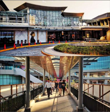 Uptown Parade Bridge – Link 1 & 2 completed construction project