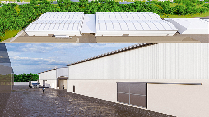 Ginebra San Miguel Warehouse completed construction project
