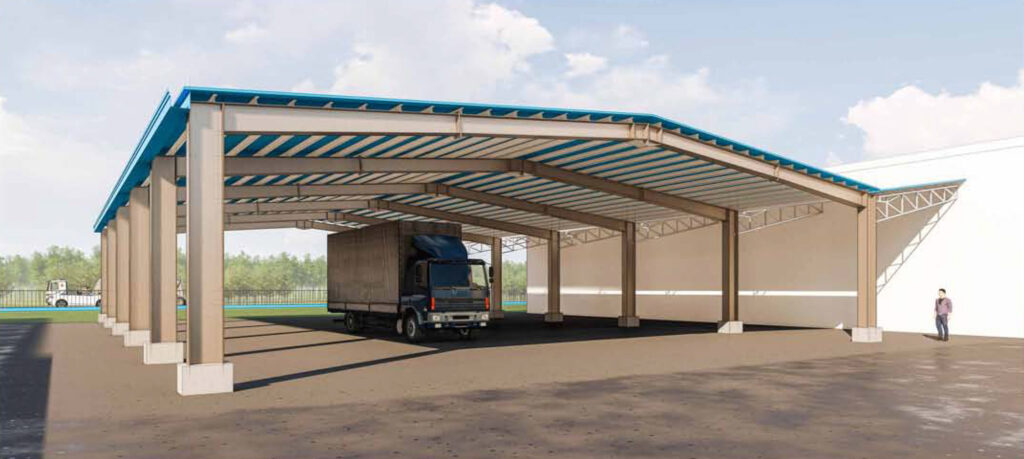 Nature’s Spring Water Warehouse Extension and Open Warehouse construction project